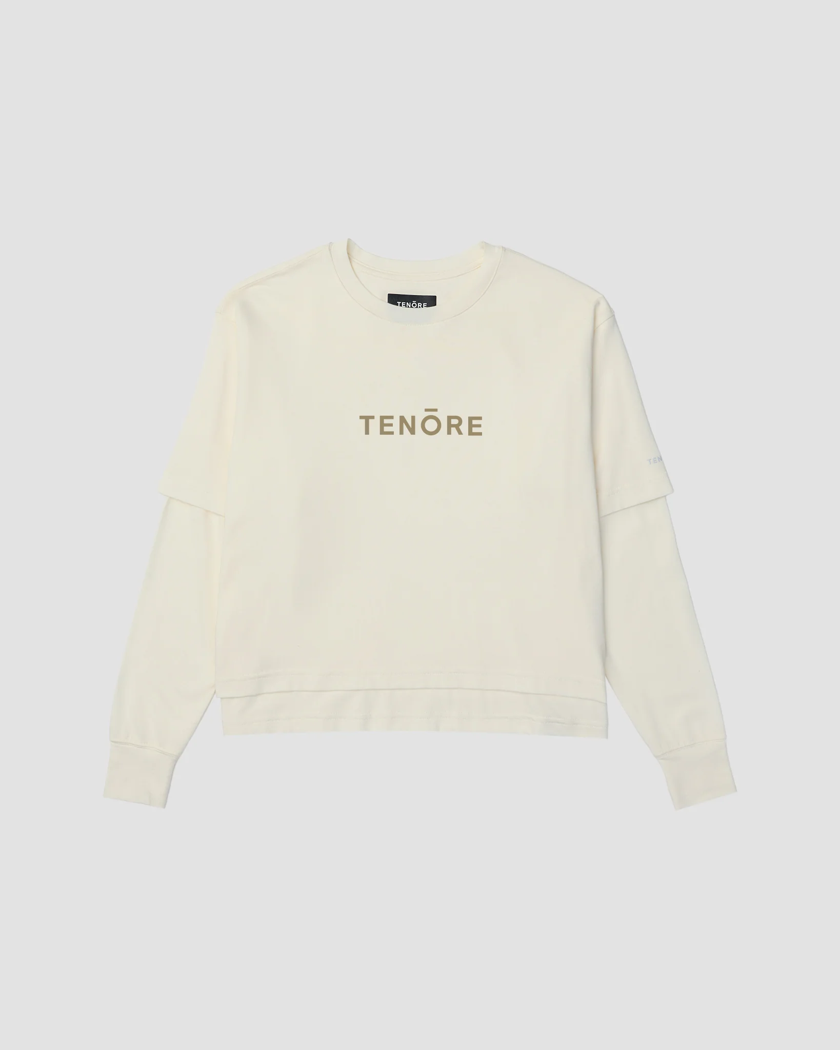 Cropped Double Layer Tee - Image 7