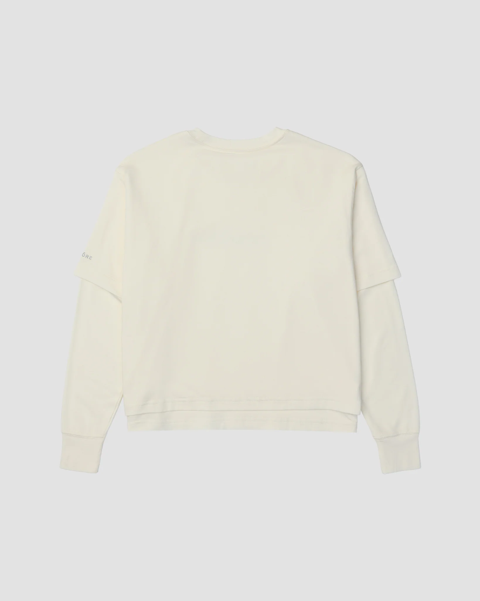 Cropped Double Layer Tee - Image 8
