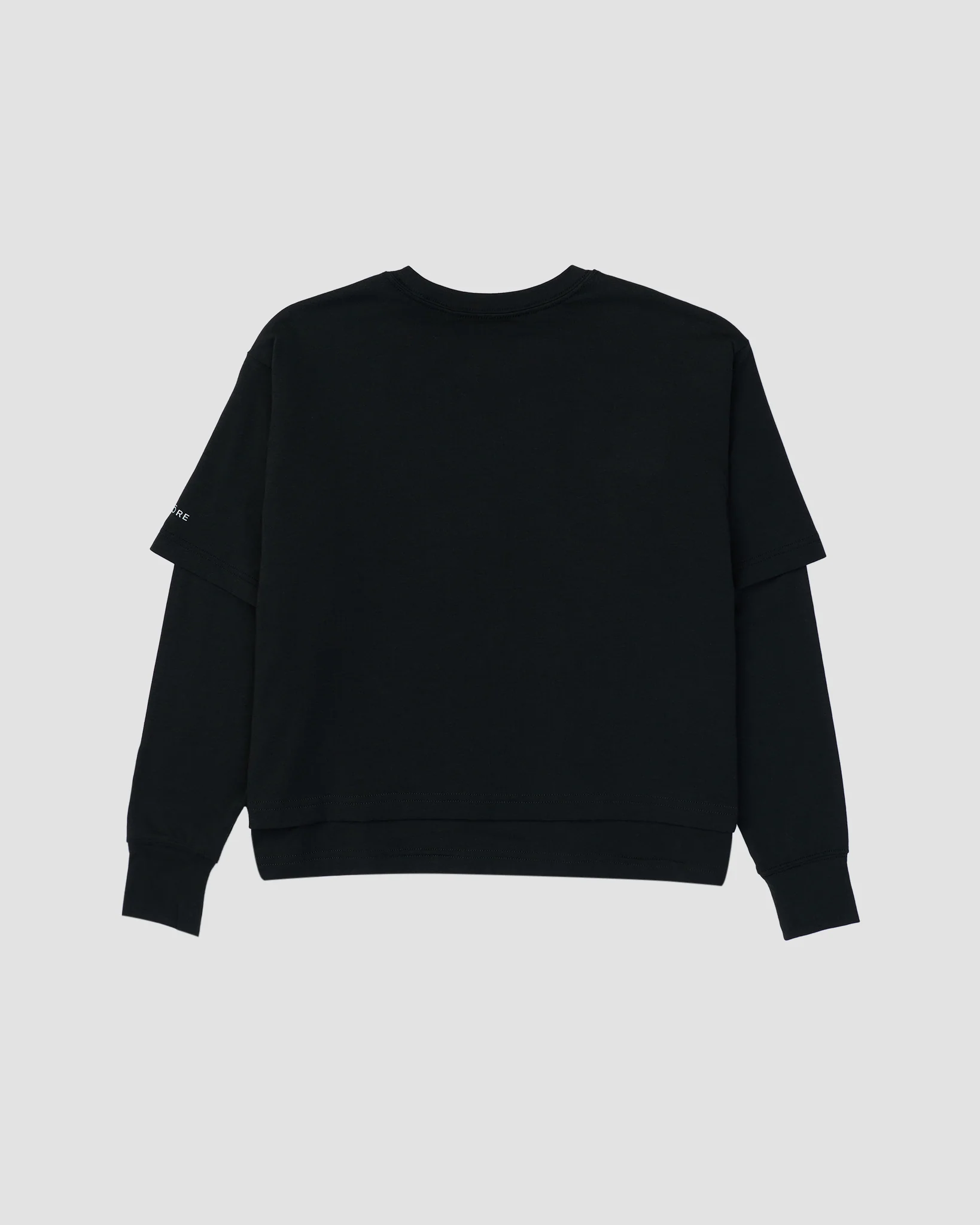 Cropped Double Layer Tee - Image 7