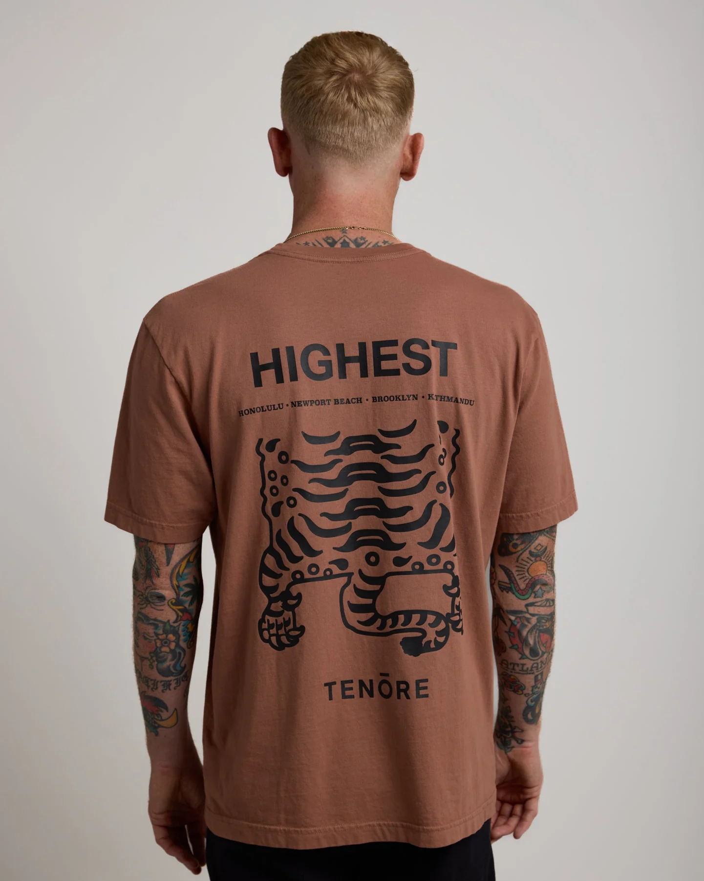TENÅRE x BERT KRAK Highest Tiger Tee - Image 5
