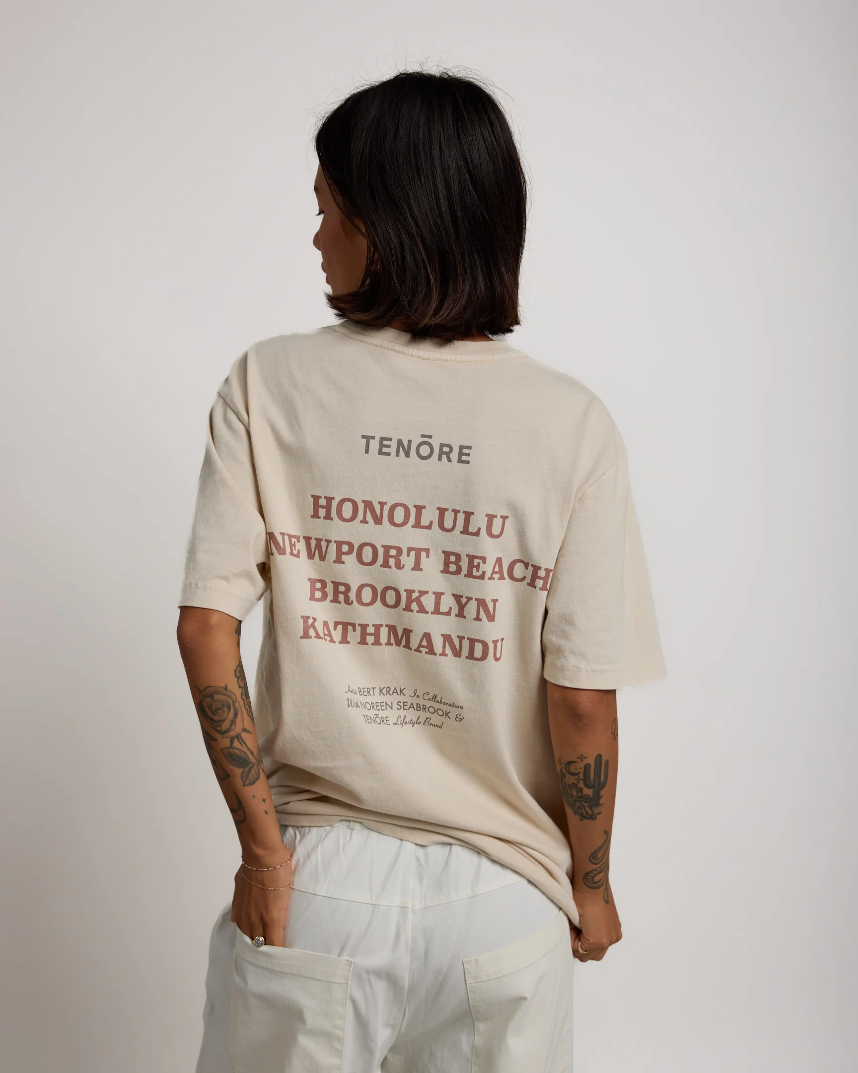 TENÅRE x BERT KRAK Worldwide Tee - Image 4