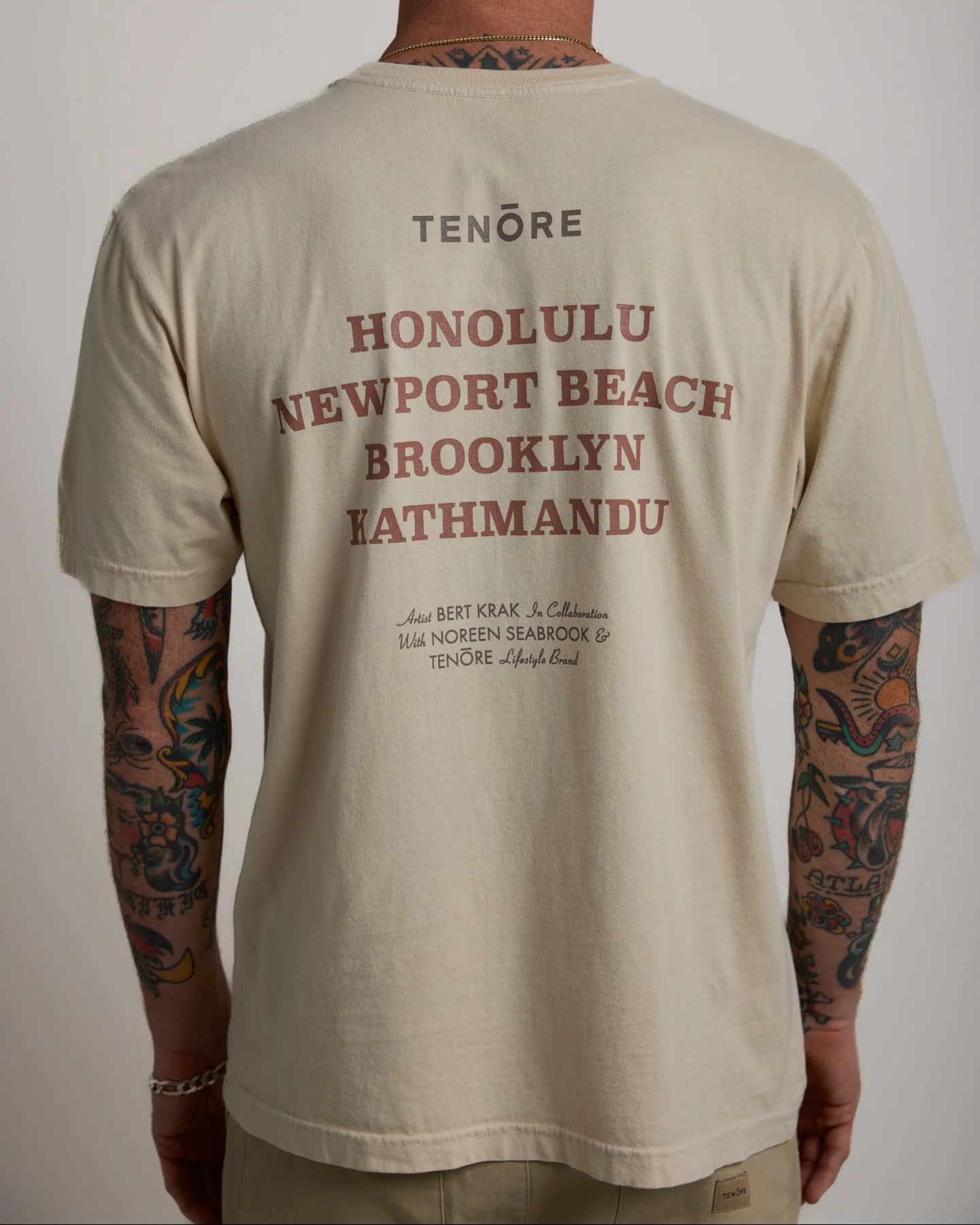 TENÅRE x BERT KRAK Worldwide Tee - Image 6