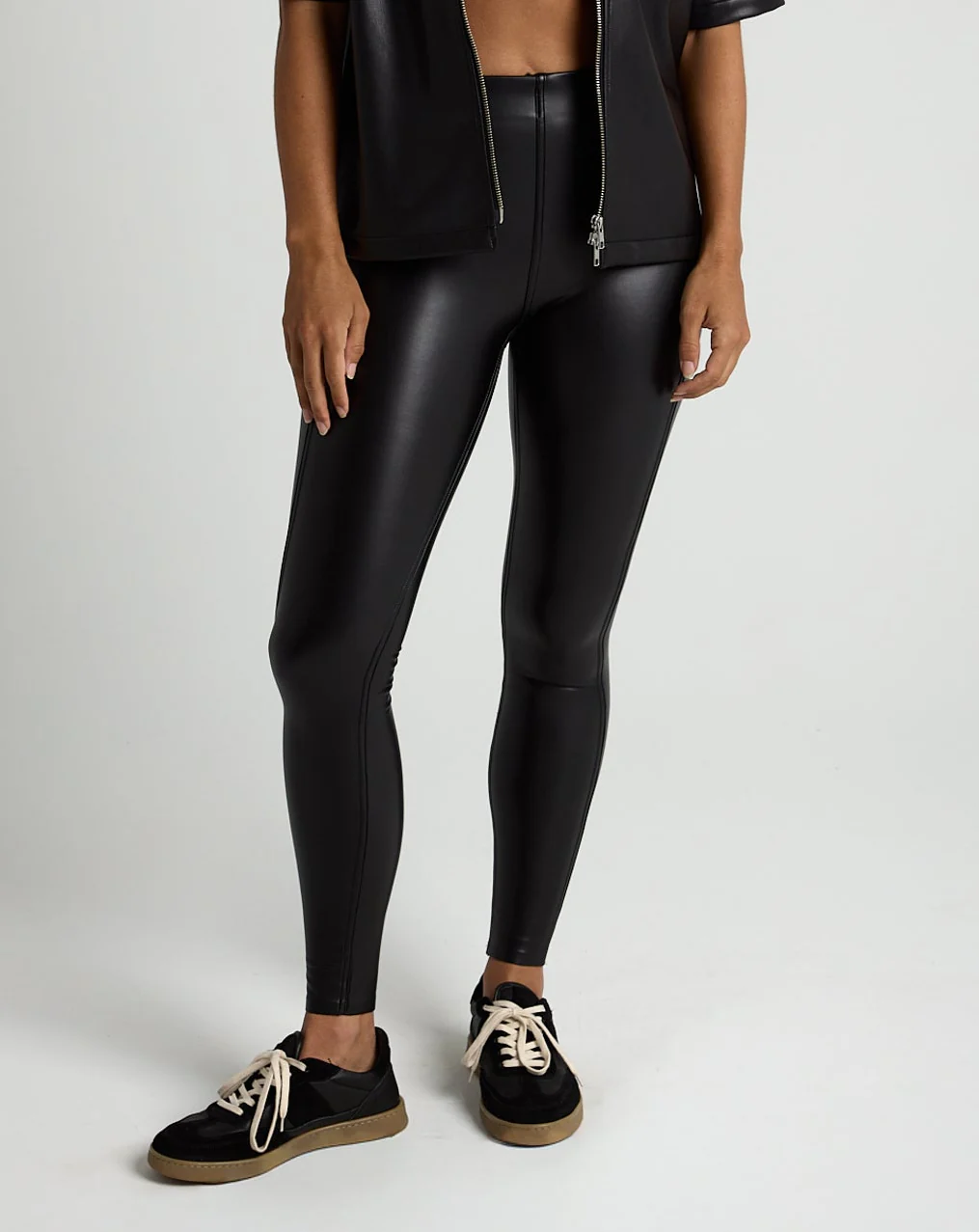 Vegan Leather Leggings