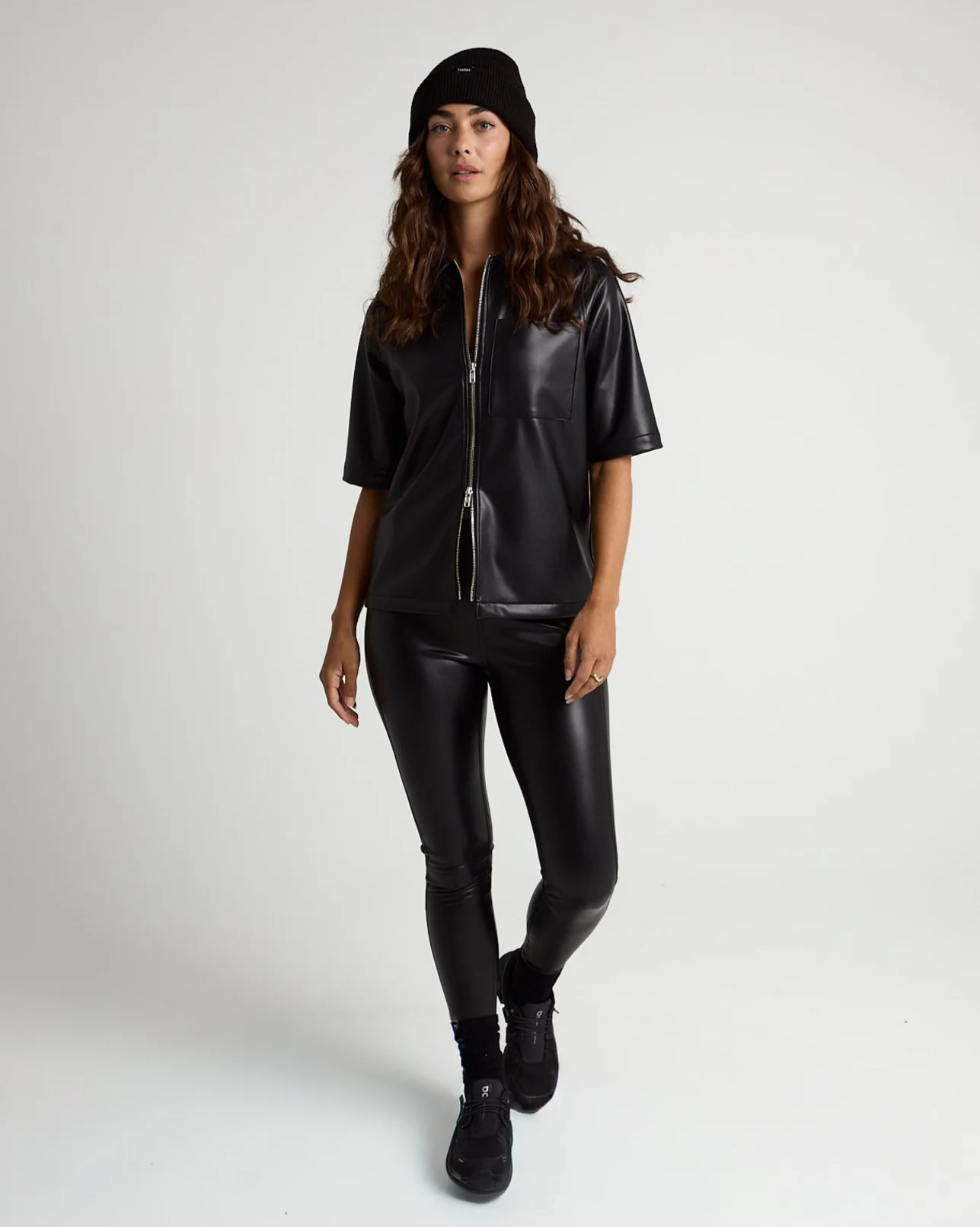 Vegan Leather Leggings - Image 5