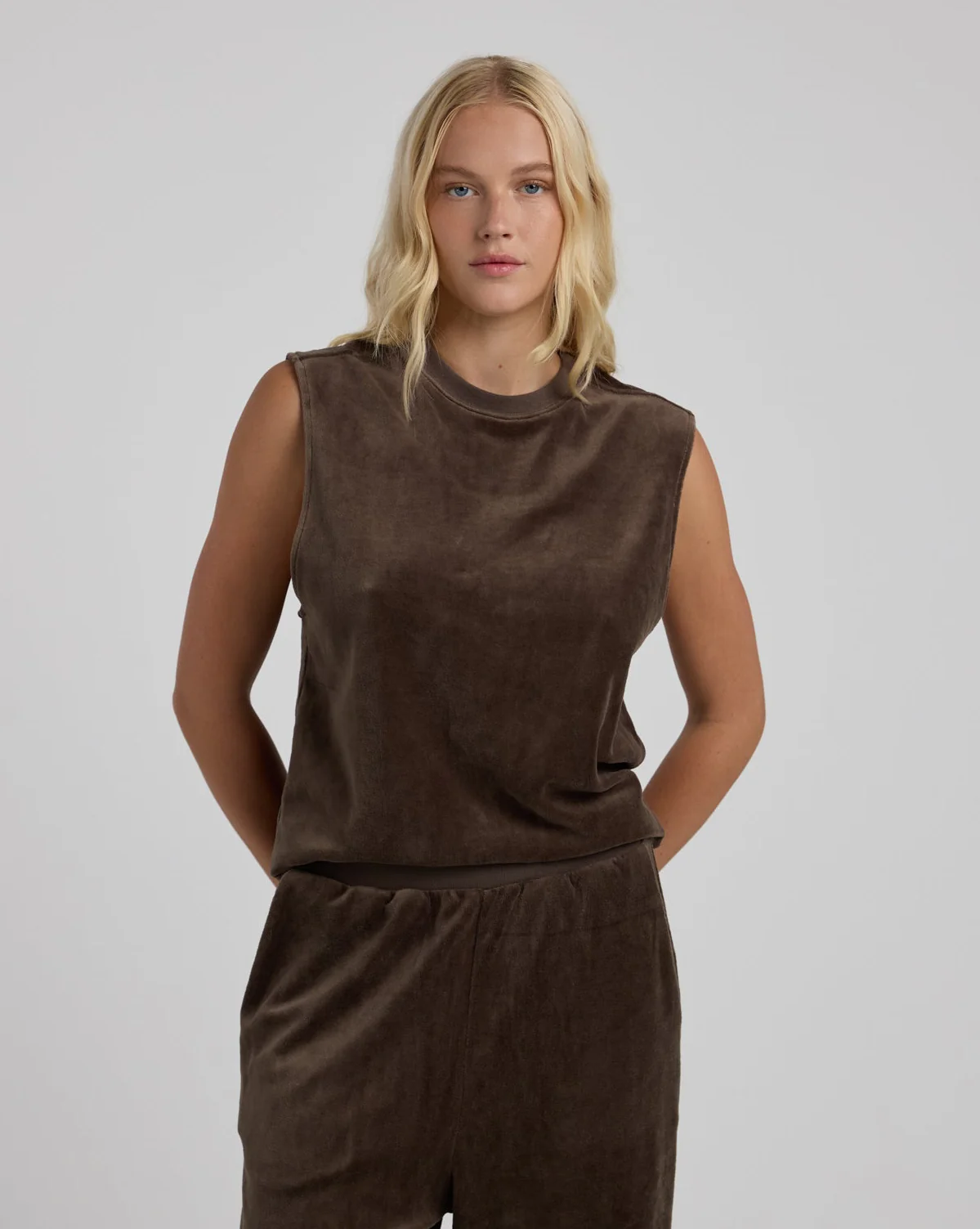 Velour Muscle Tank - Image 3