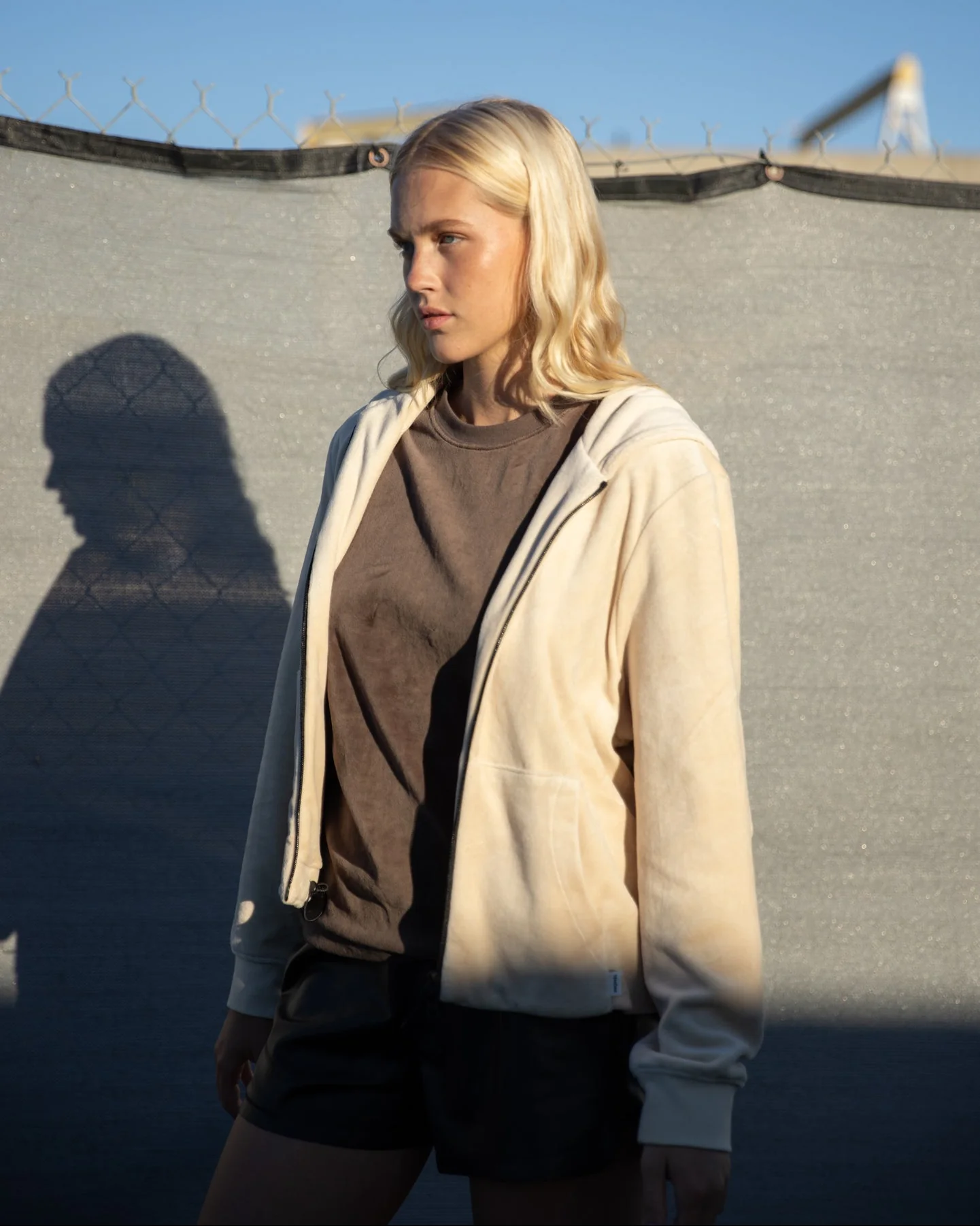 Velour Zip-Up Hoodie - Image 4